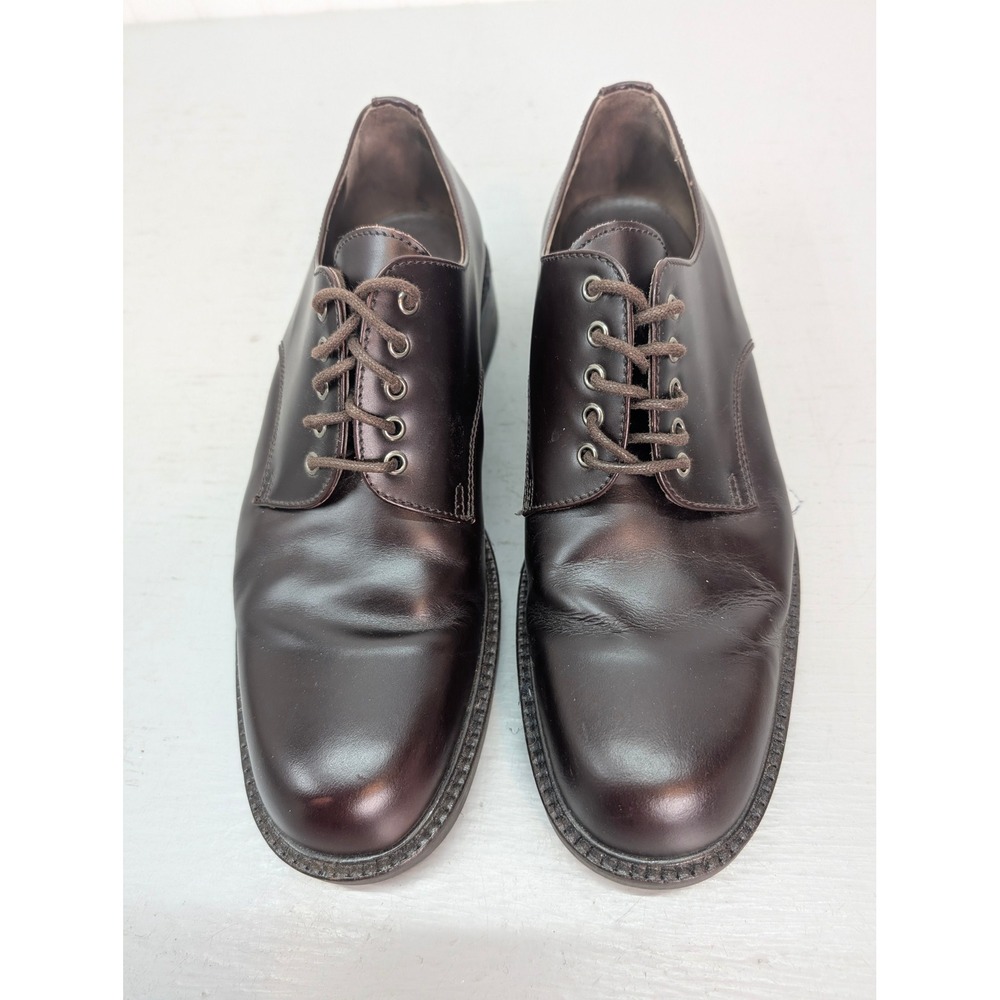 David Men's Handmade in Italy Leather‎ Derby Dress Shoes Brown Size 9?